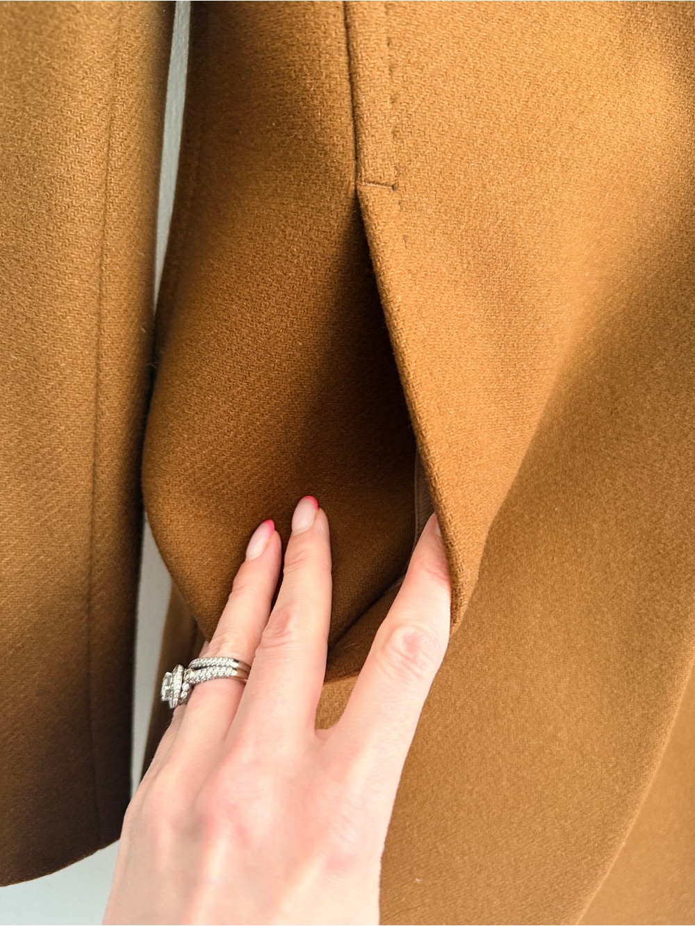 Babaton Camel Wool & Cashmere Long Coat - Picture 7 of 16
